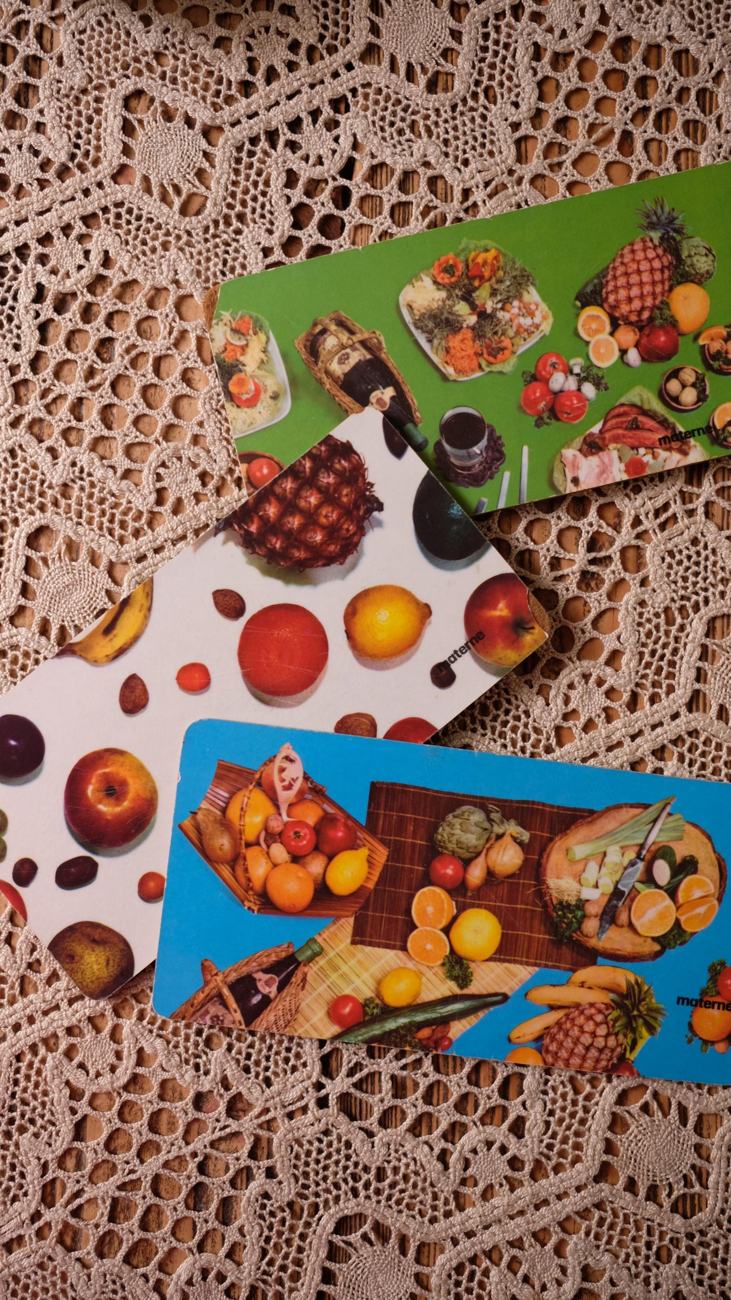 Lot de trois planches à découper publicitaires en formica vintage