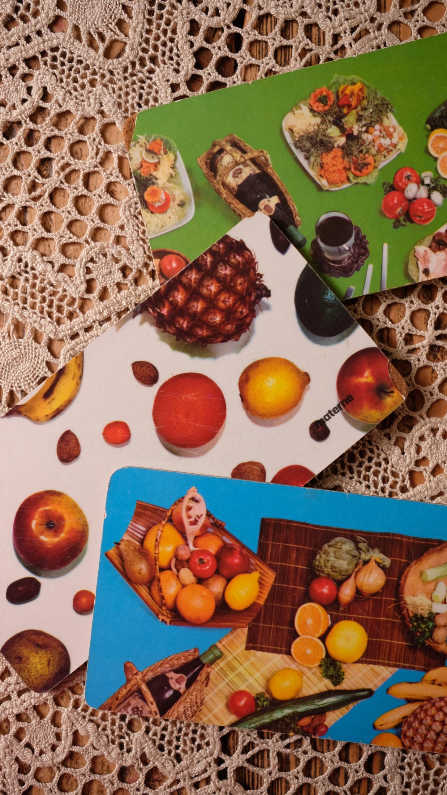 Lot de trois planches à découper publicitaires en formica vintage