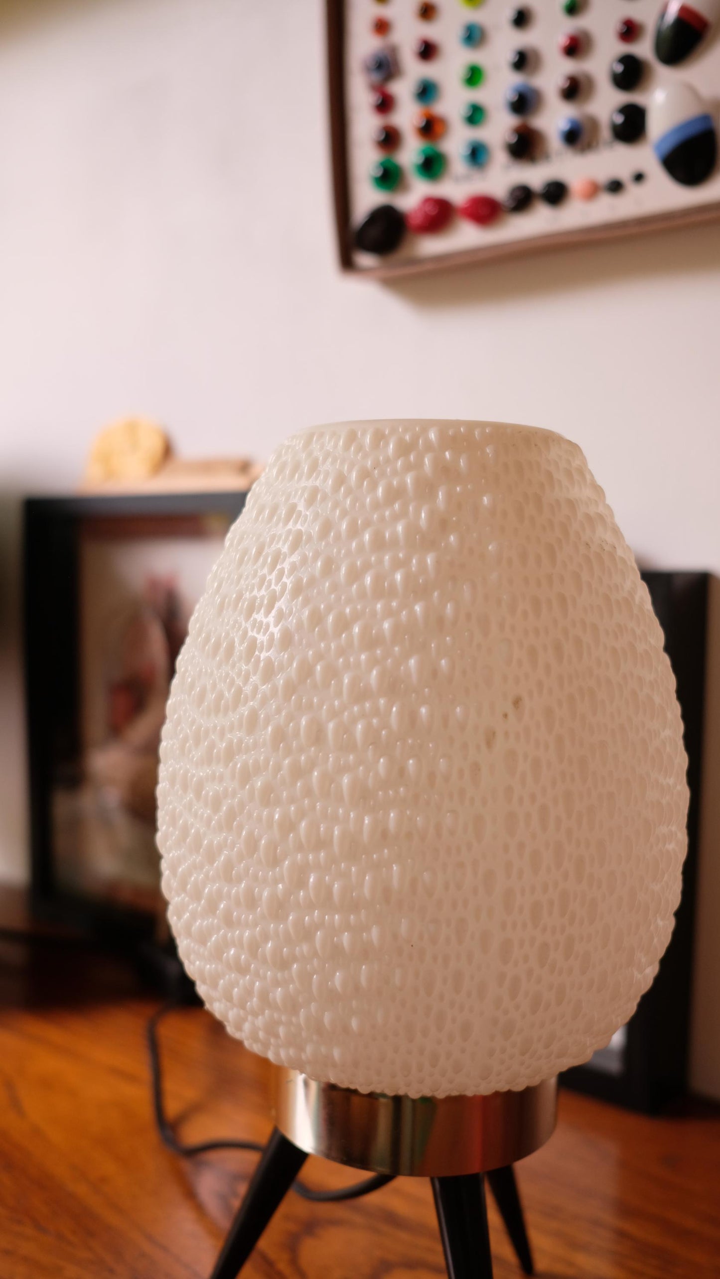 Lampe tripode vintage style mid-century