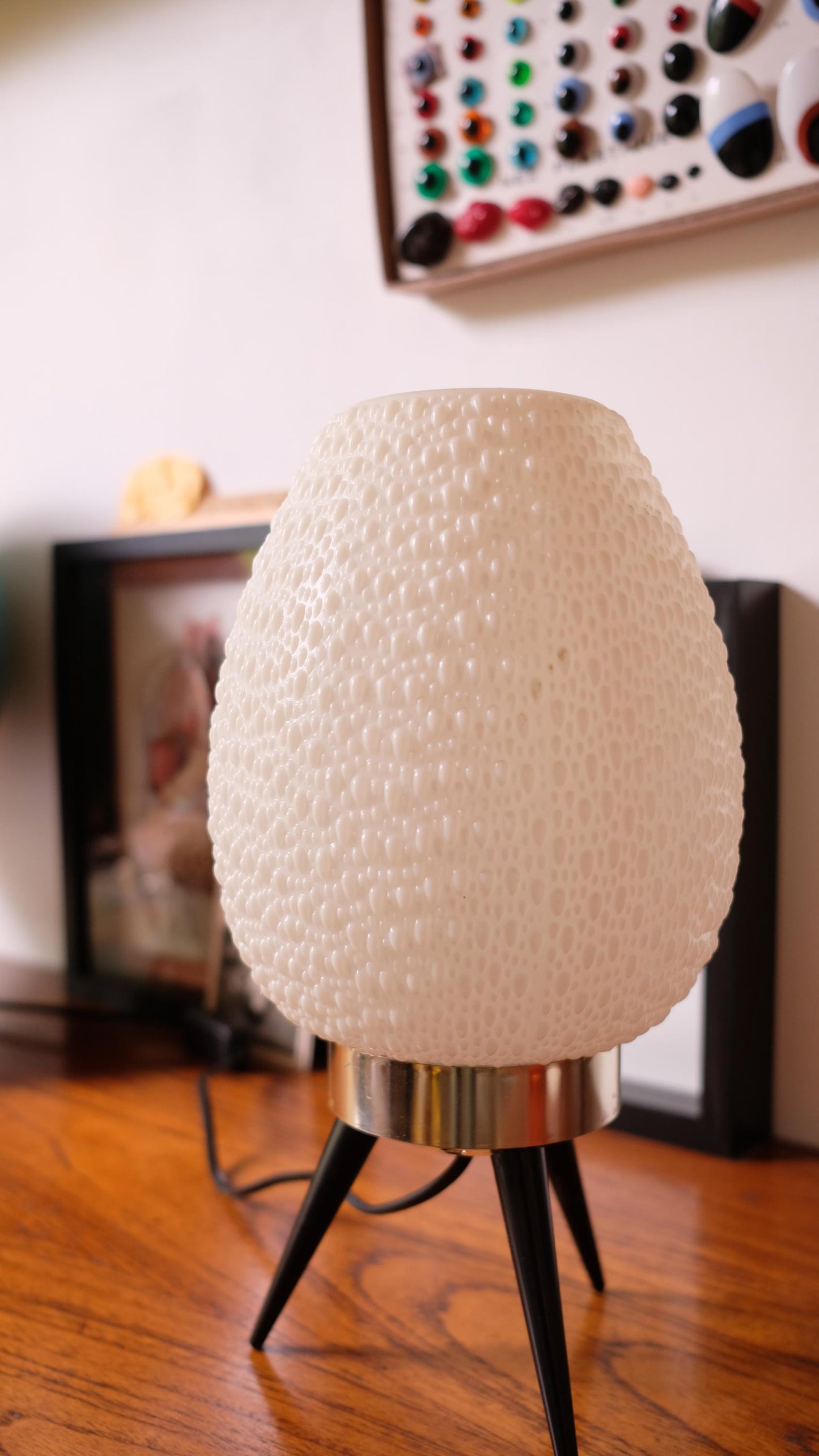 Lampe tripode vintage style mid-century