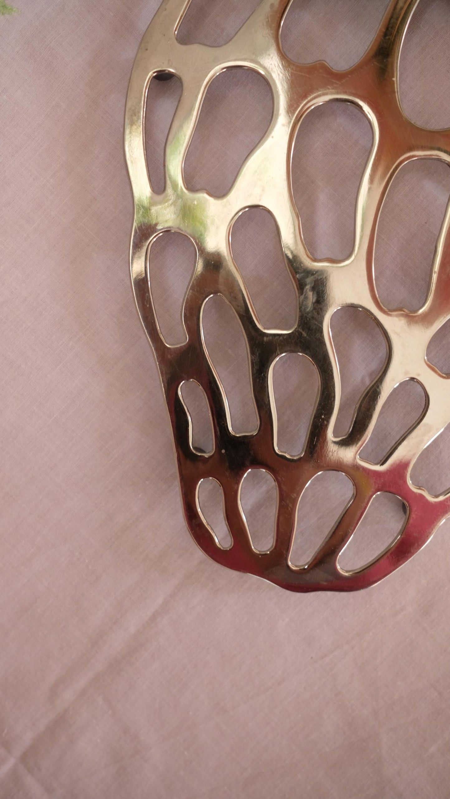 Dessous de plat vintage en forme de fraise