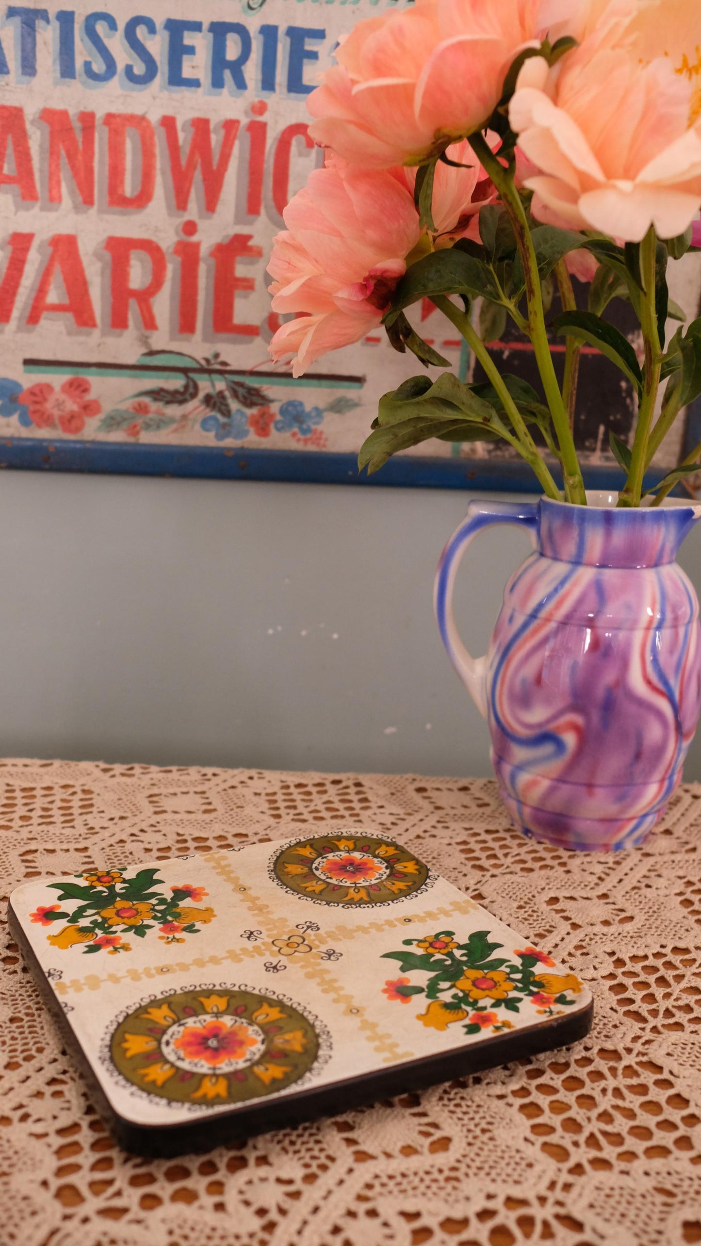 Dessous de plat vintage en formica