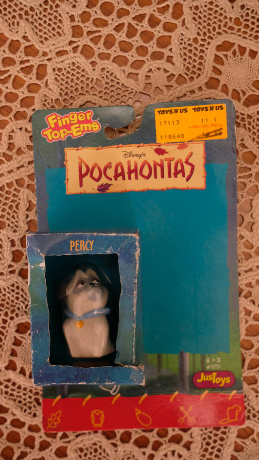 Figurine Percy le carlin de pocahontas vintage sous blister