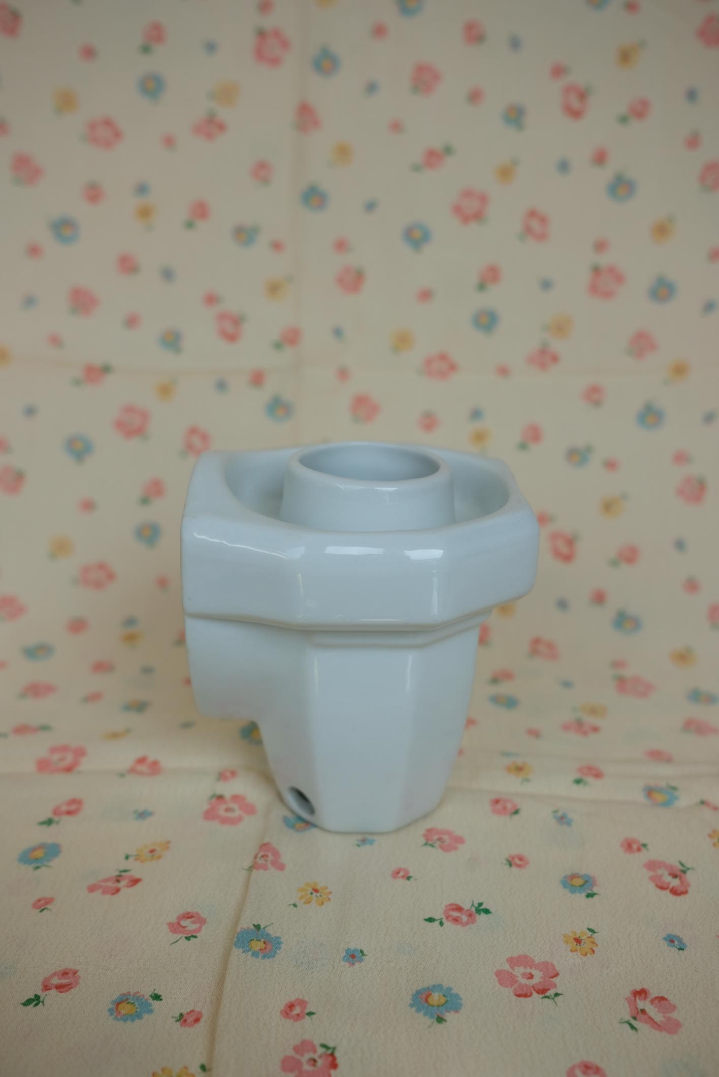 Pot à brosses à dents en céramique