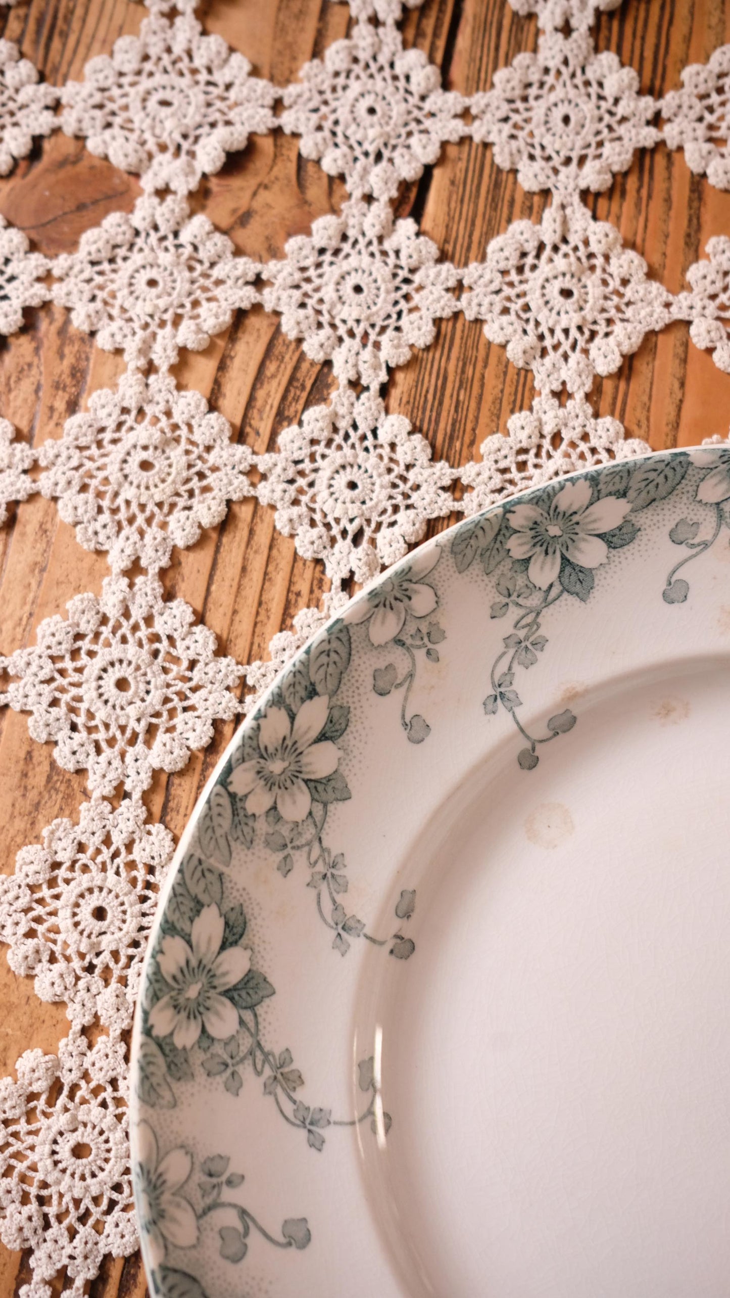 Grande assiette vintage Lunéville modèle le régent style terre de fer