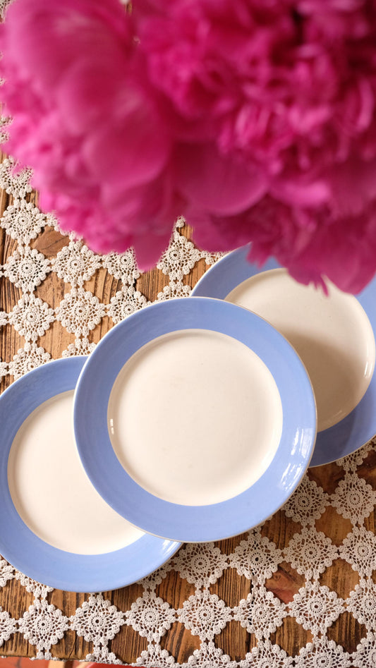 Lot de trois assiettes vintage