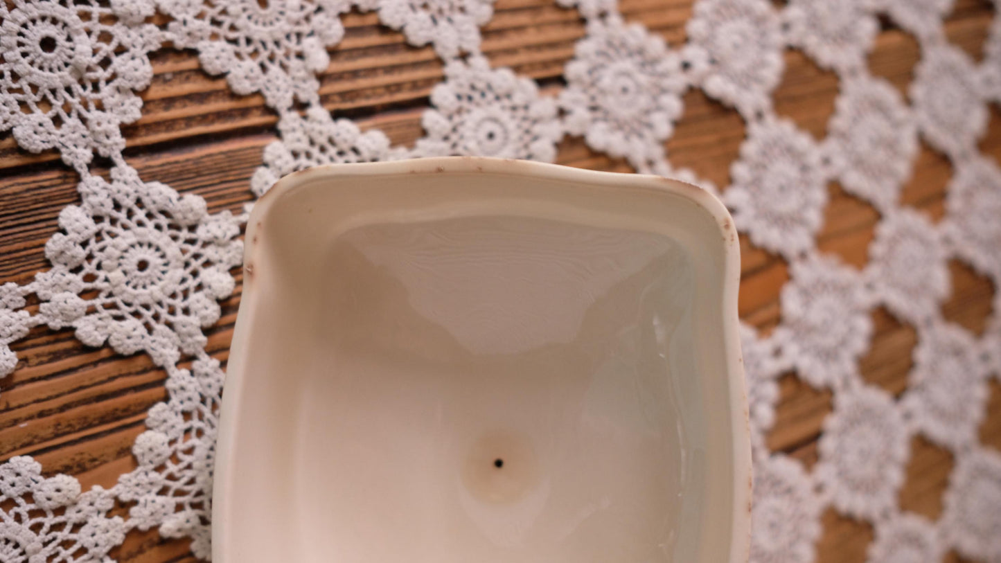 Beurrier Villeroy&Boch vintage modèle wild flowers