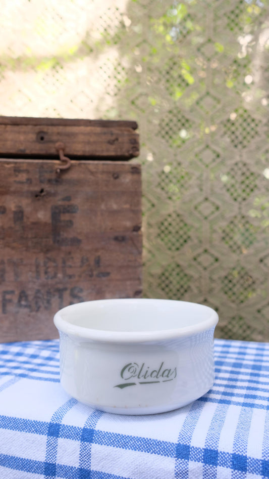 Terrine publicitaire olidas, vintage