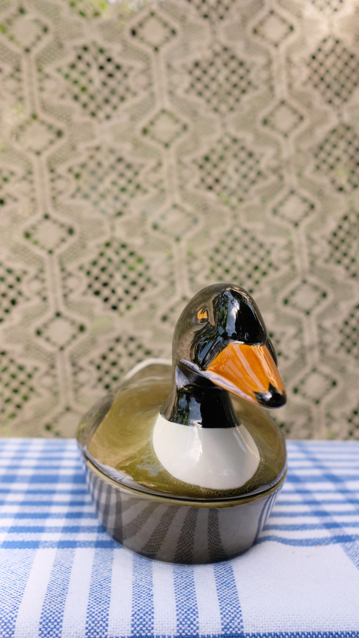 Terrine canard Michel Caugant vintage