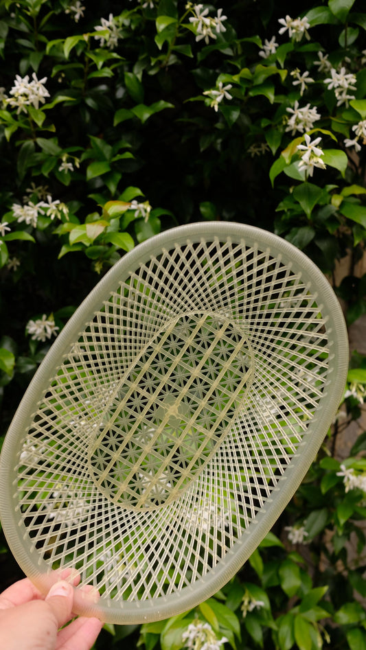 Corbeille à pain vintage en plastique