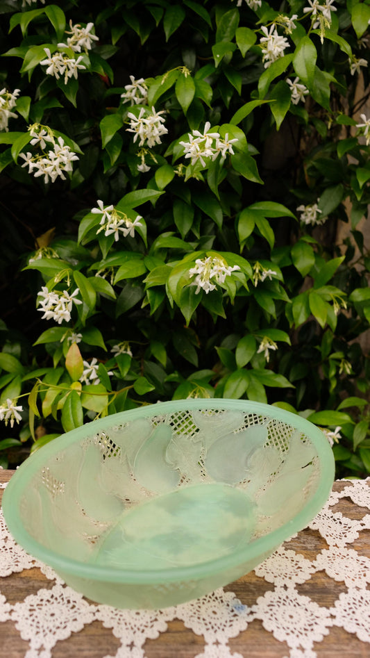 Corbeille de fruits vintage en plastique