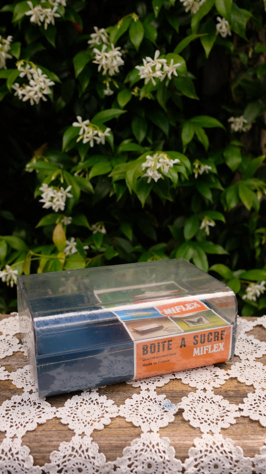Boîte à sucre Miflex made in France vintage