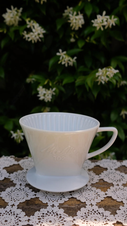 Porte filtre 101 melitta vintage en porcelaine