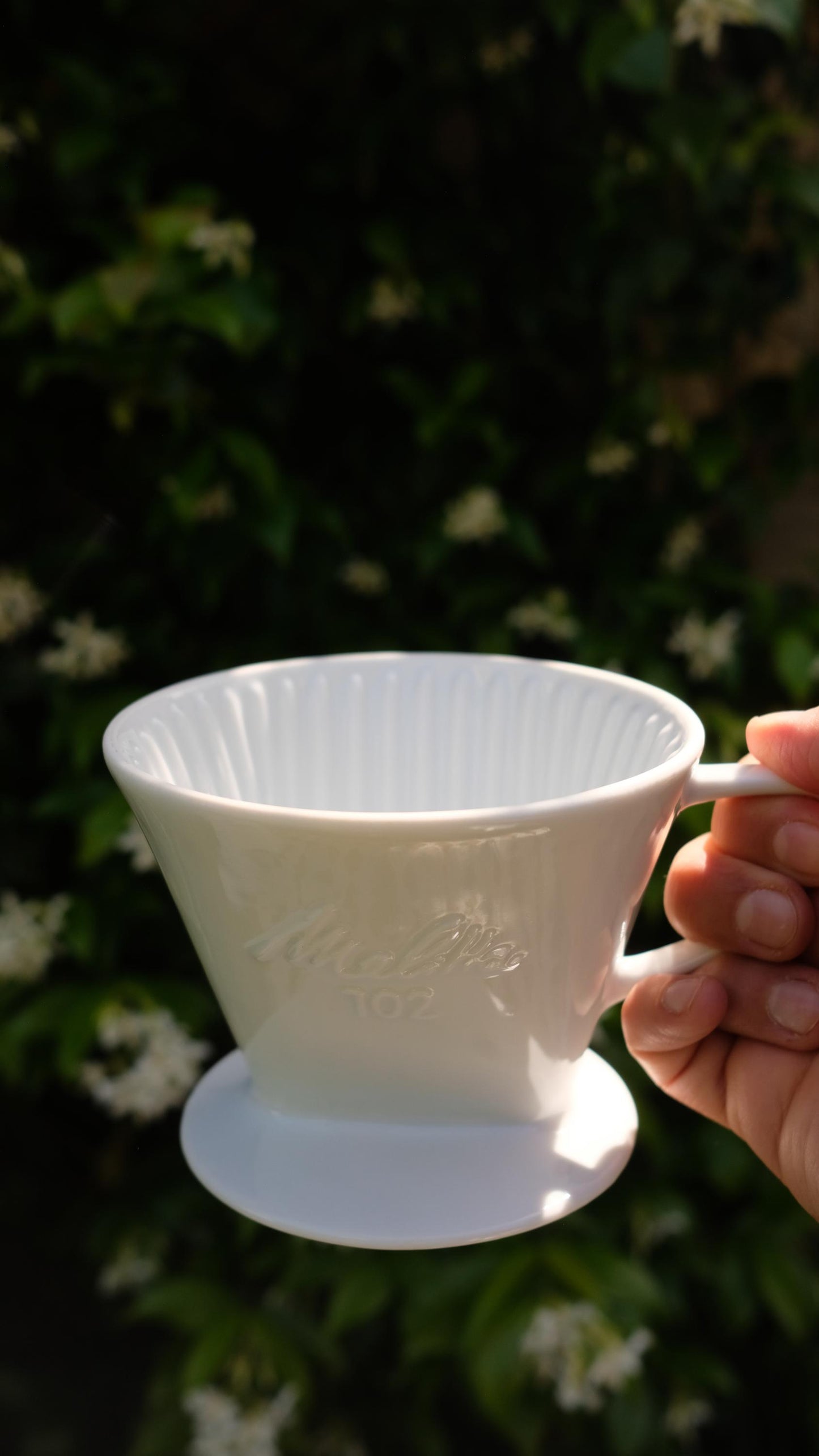 Porte filtre 101 melitta vintage en porcelaine