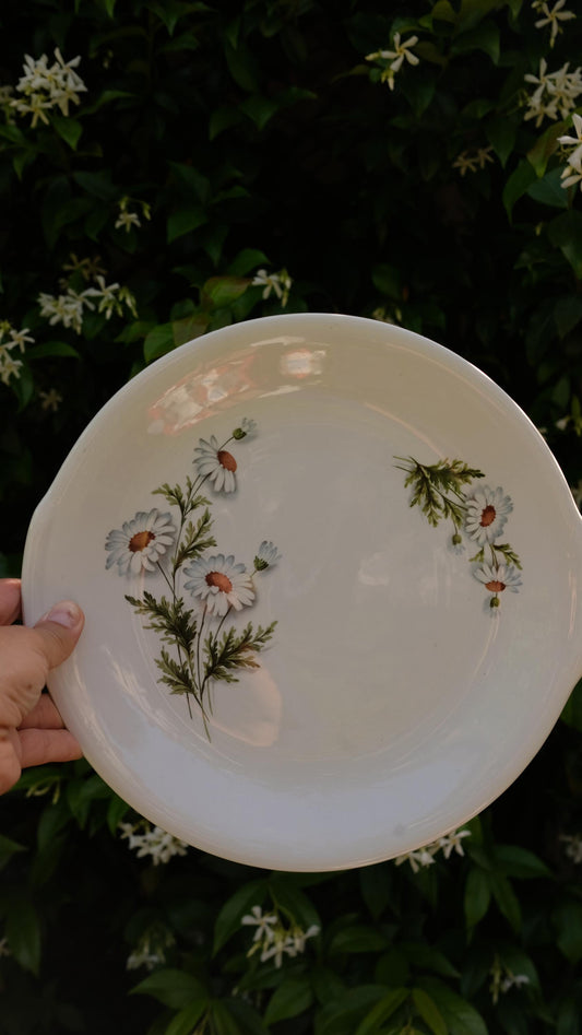 Plat de service Vercors vintage décor Margaret