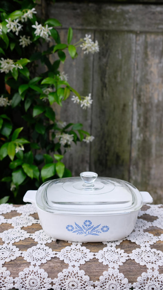 Plat à gratin Corning ware vintage made in USA