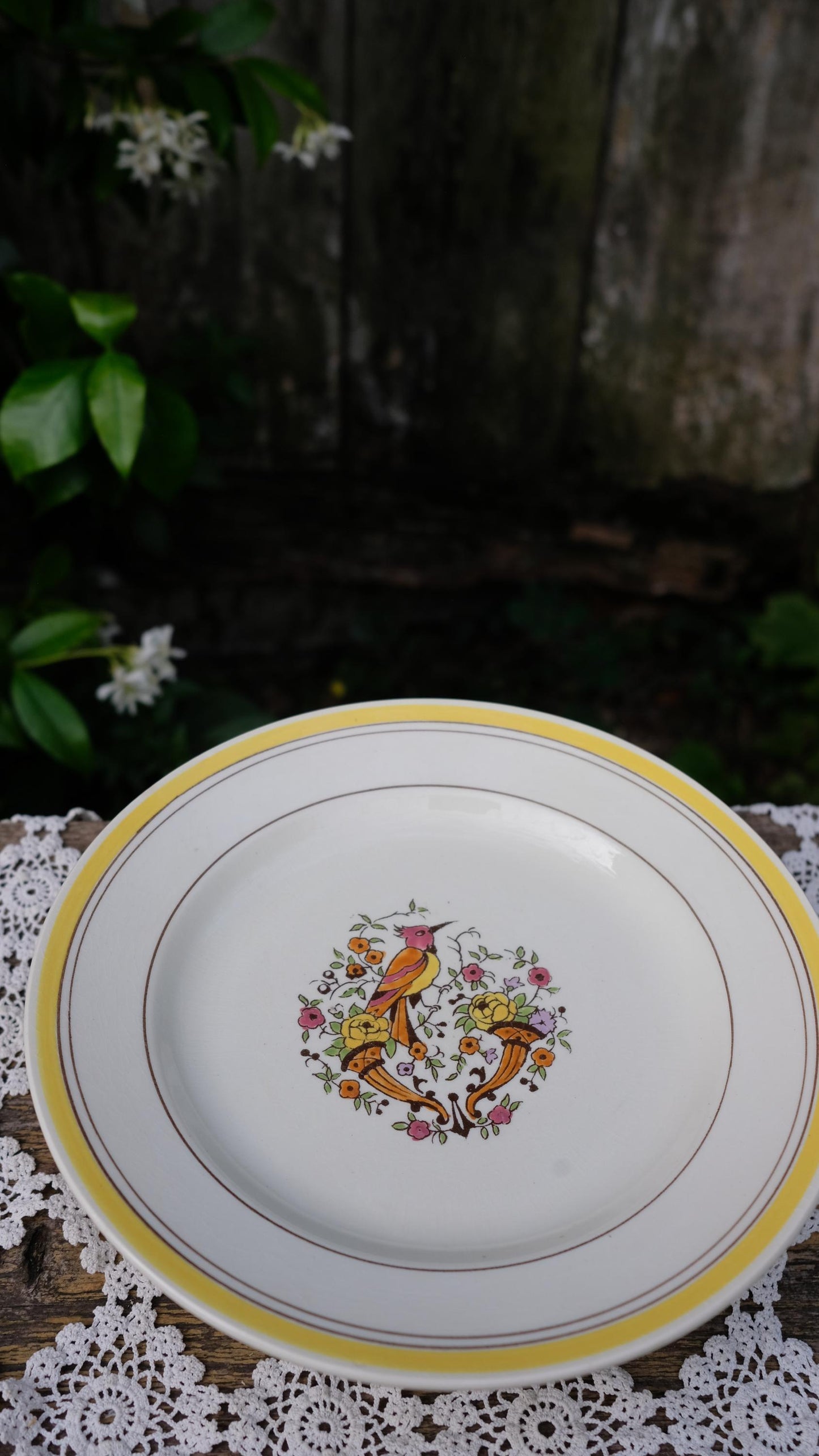 Compotier vintage Boch la Louvières
