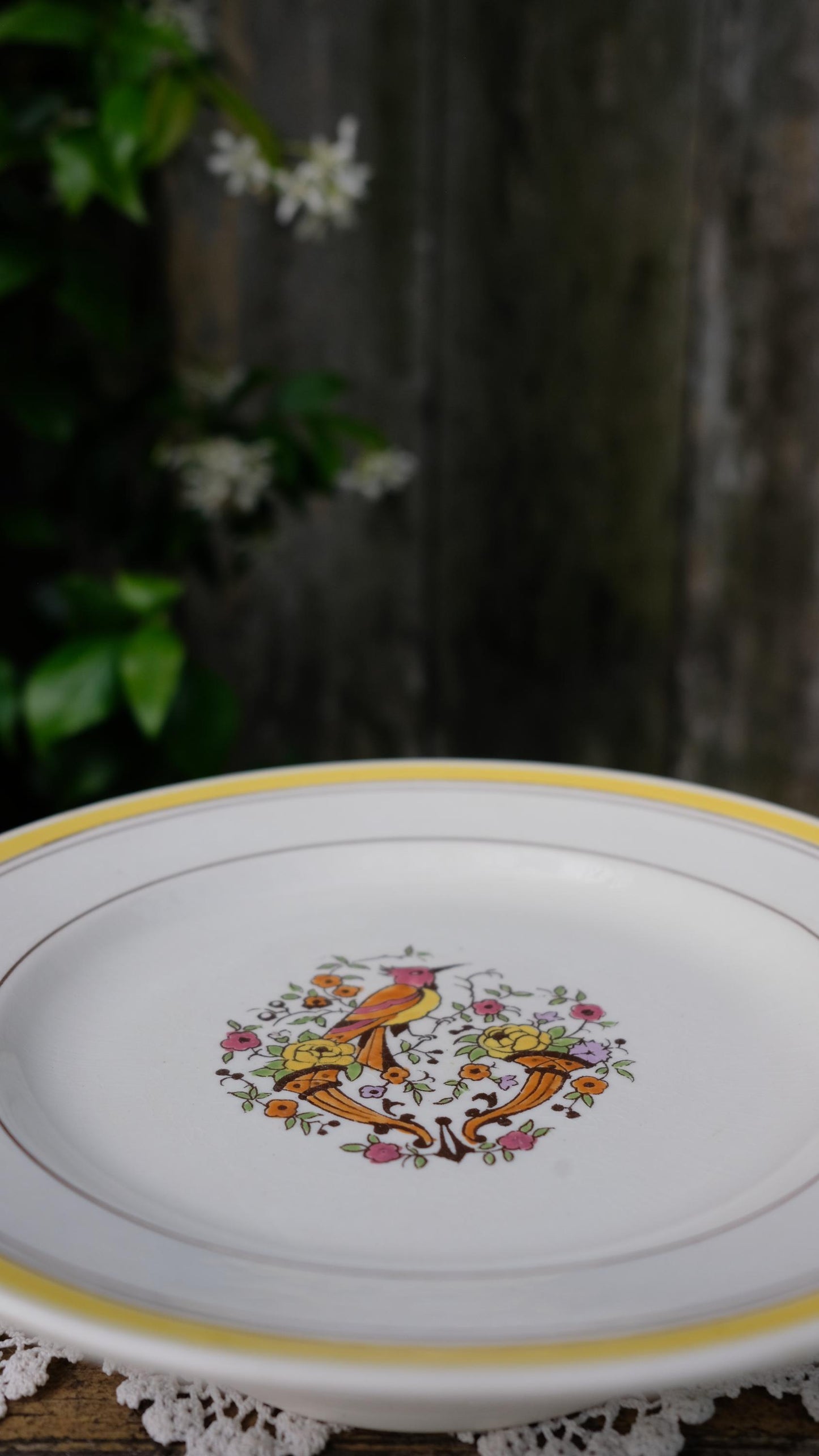 Compotier vintage Boch la Louvières