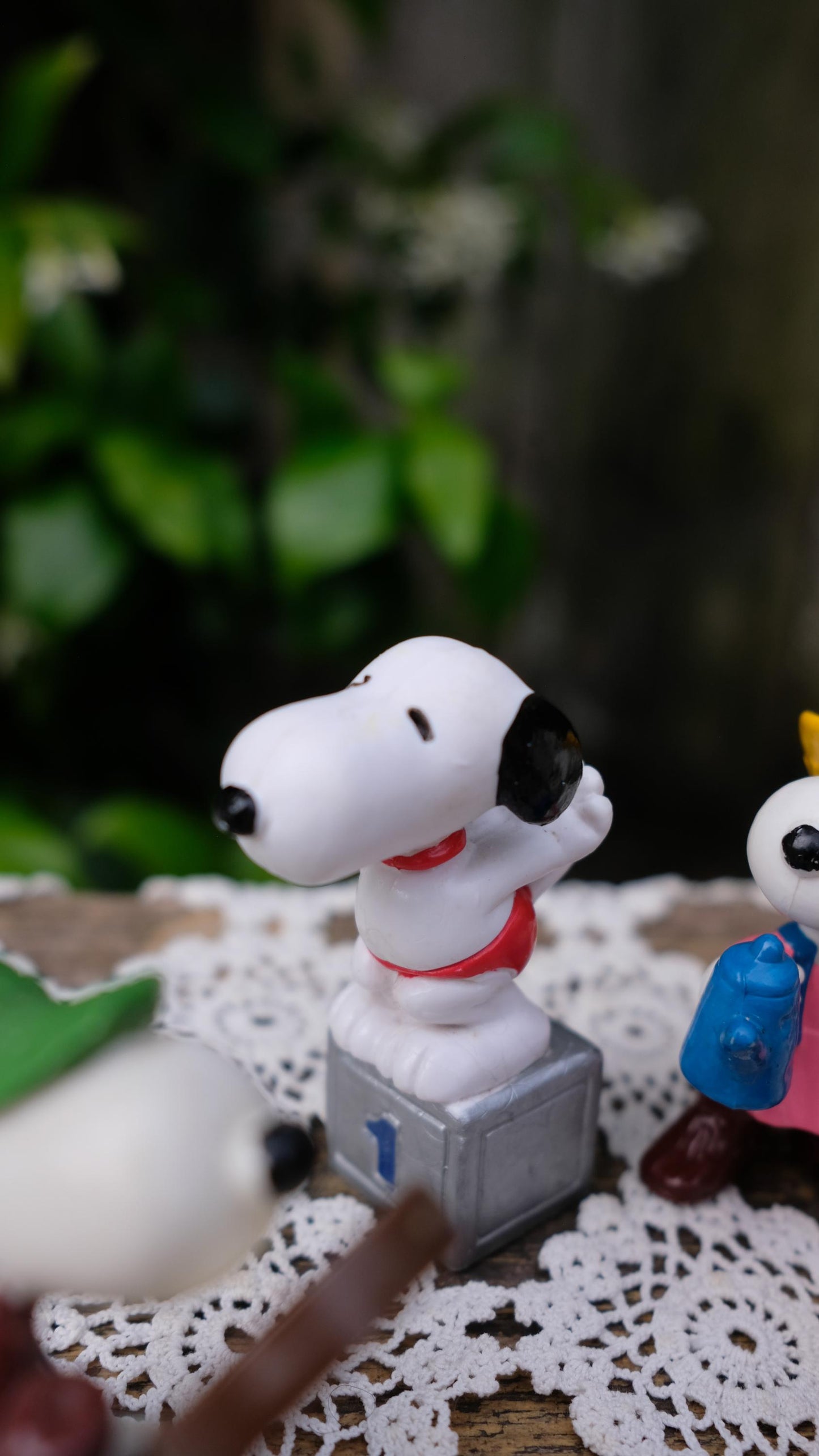 Lot de cinq figurines snoopy vintage