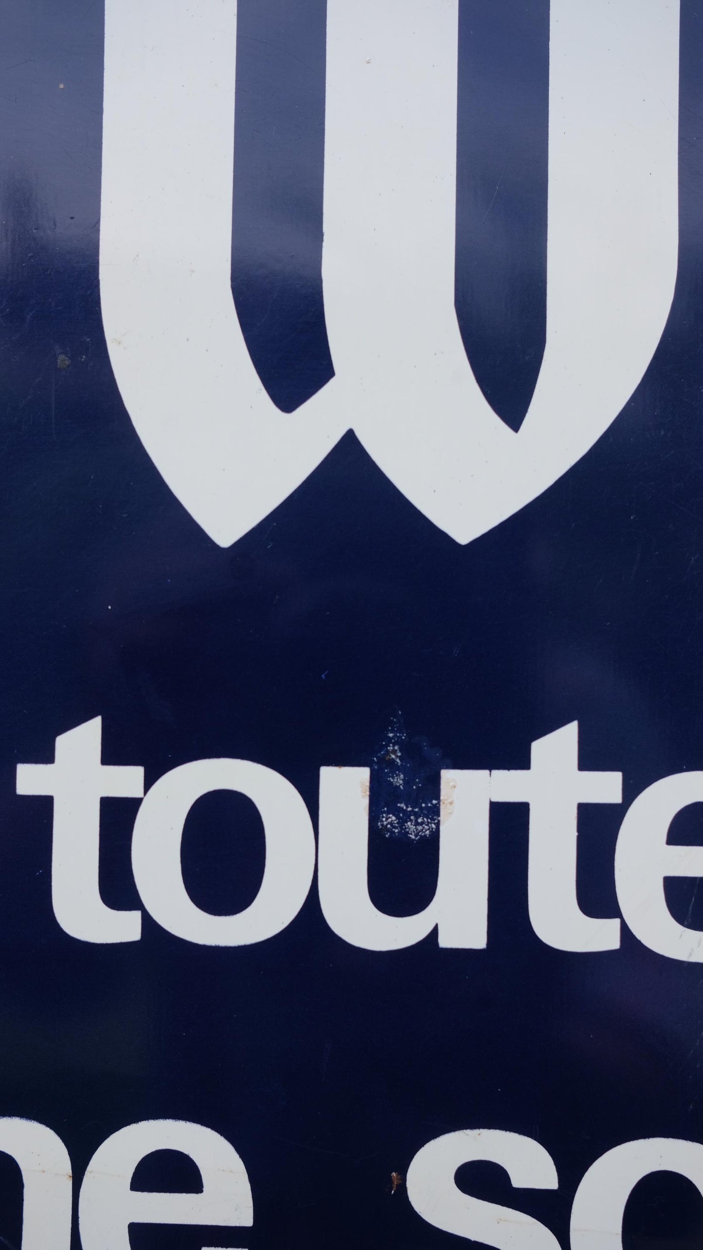 Tôle publicitaire vintage Woolite