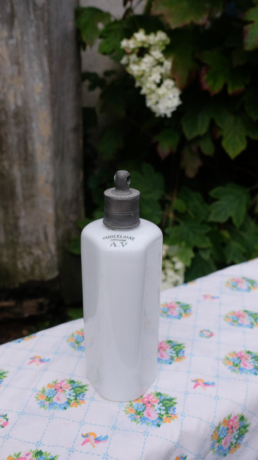 Bouillotte vintage en porcelaine
