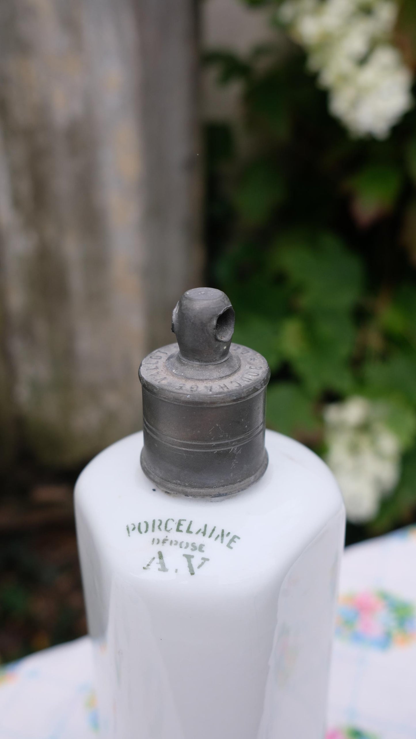 Bouillotte vintage en porcelaine