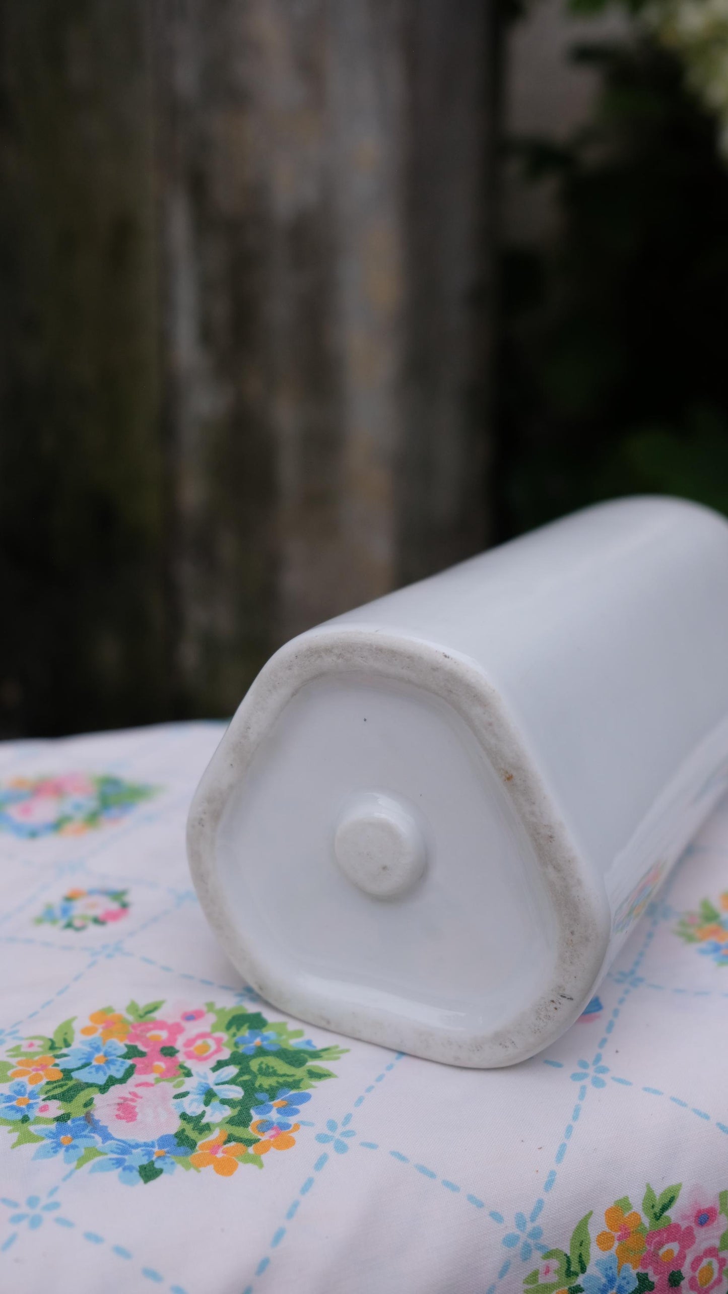 Bouillotte vintage en porcelaine