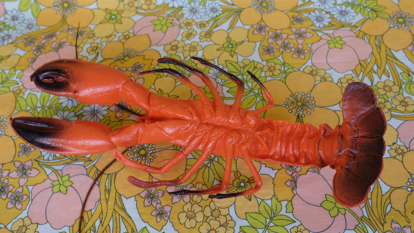 Homard de poissonnerie en plastique