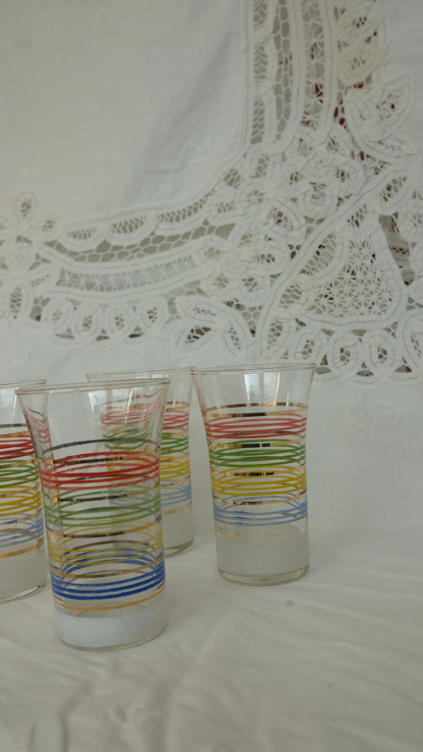 Services de verres rayés