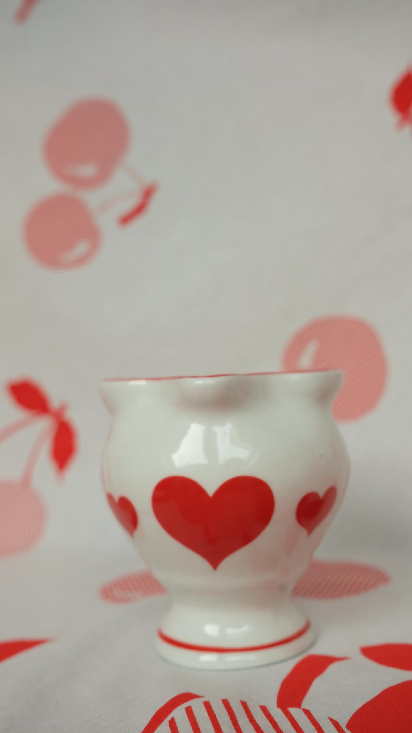 Pot à lait motif coeur