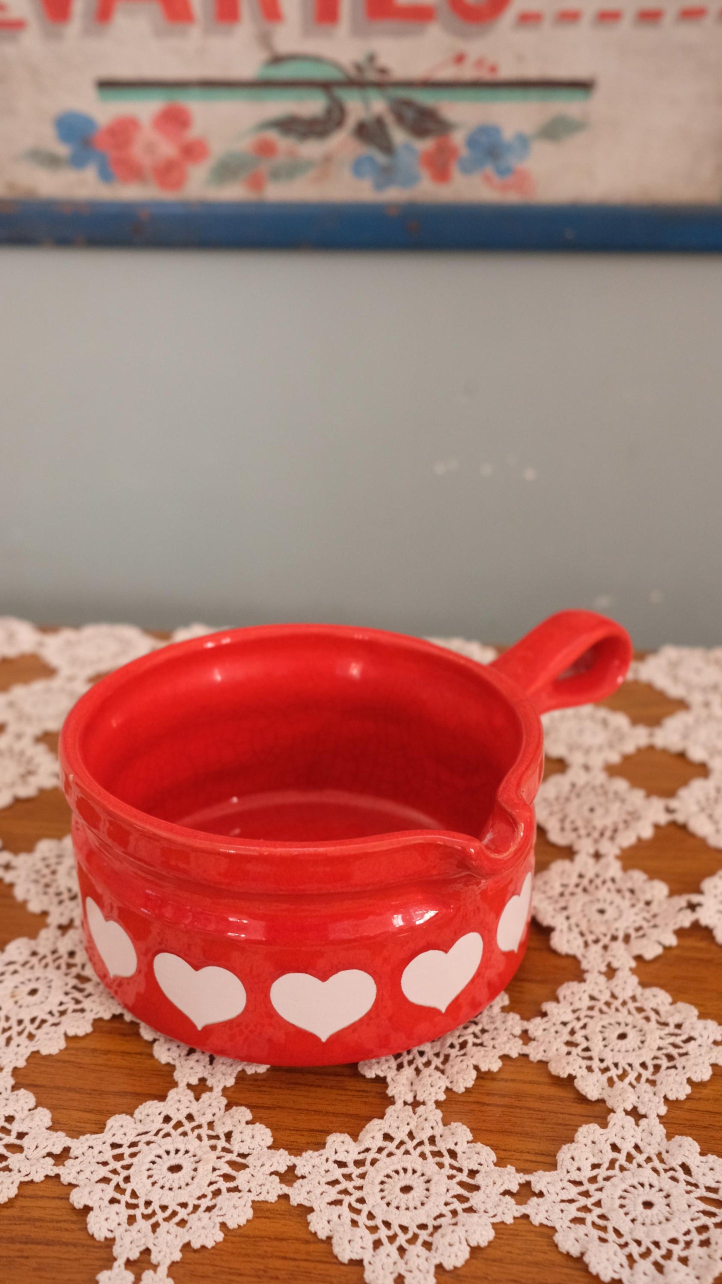 Saucière waechtersabch motif cœurs