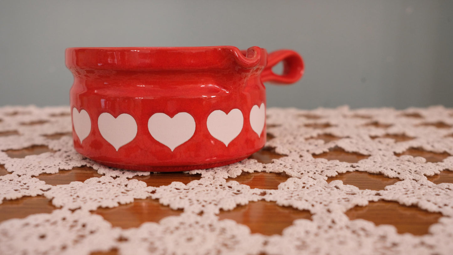 Saucière waechtersabch motif cœurs
