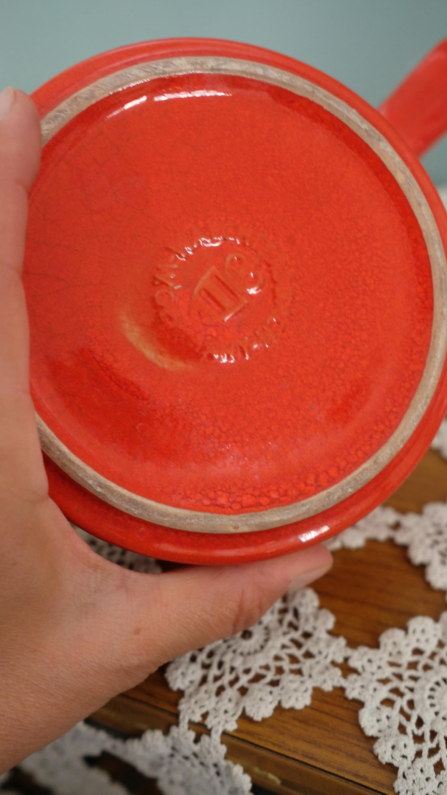 Saucière waechtersabch motif cœurs
