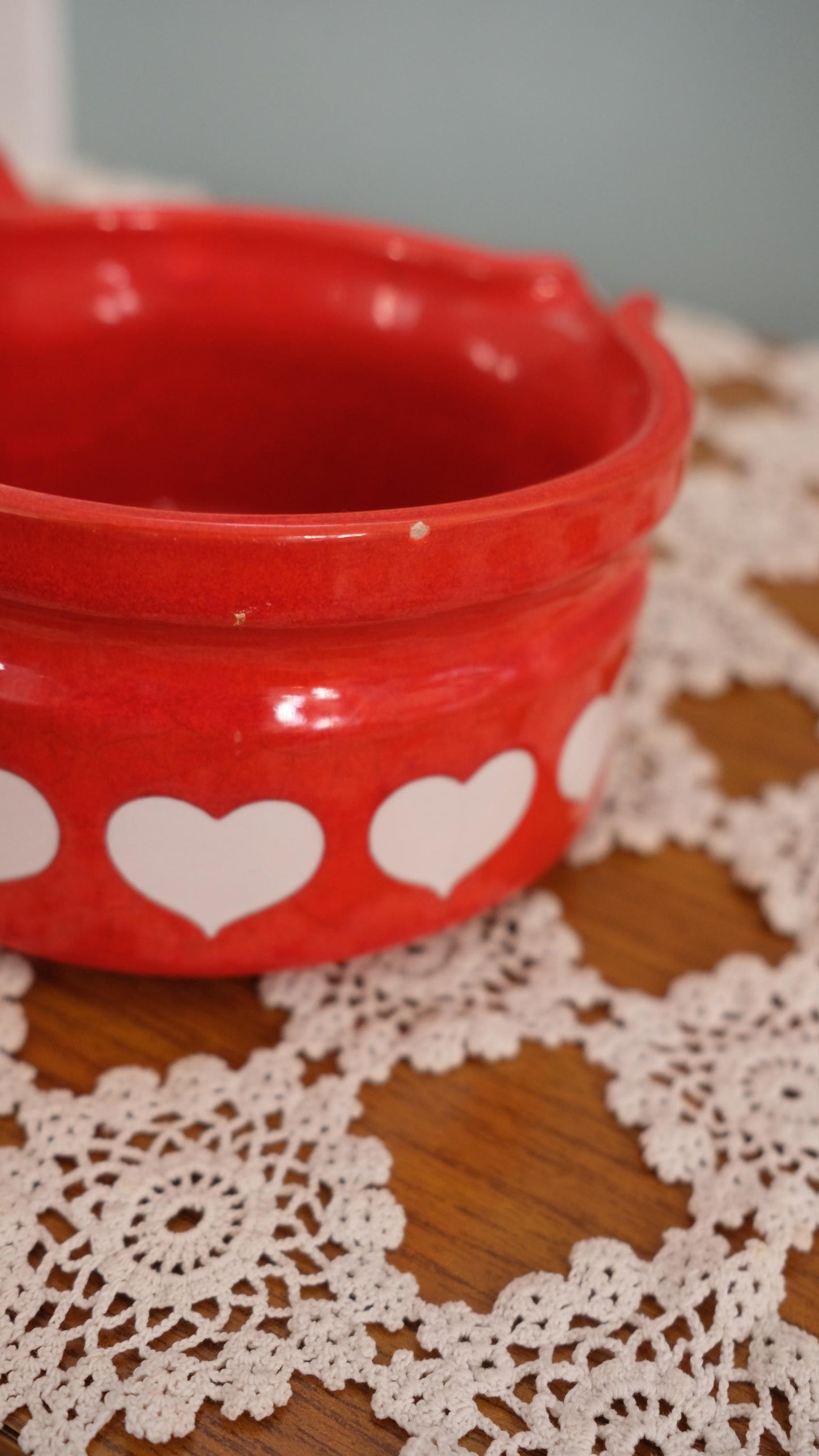 Saucière waechtersabch motif cœurs
