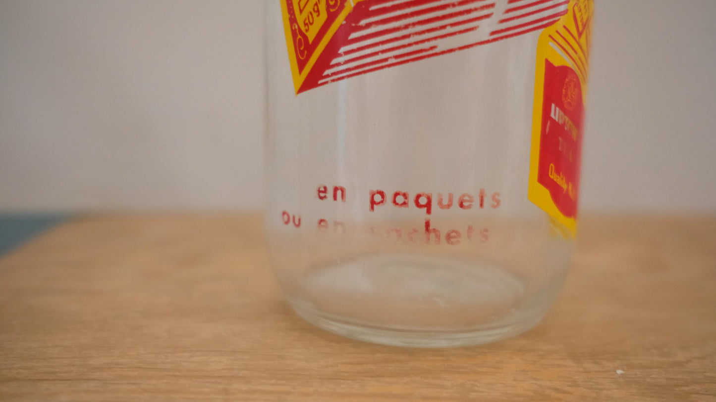 Bouteille publicitaire vintage lipton sérigraphiée