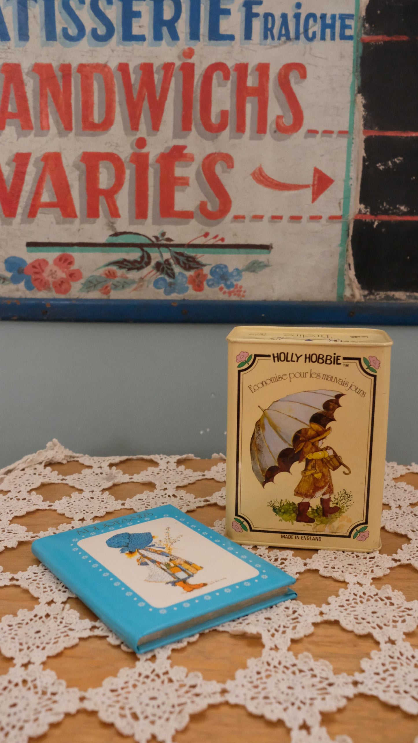 Lot de deux objets Holly Hobbie vintage
