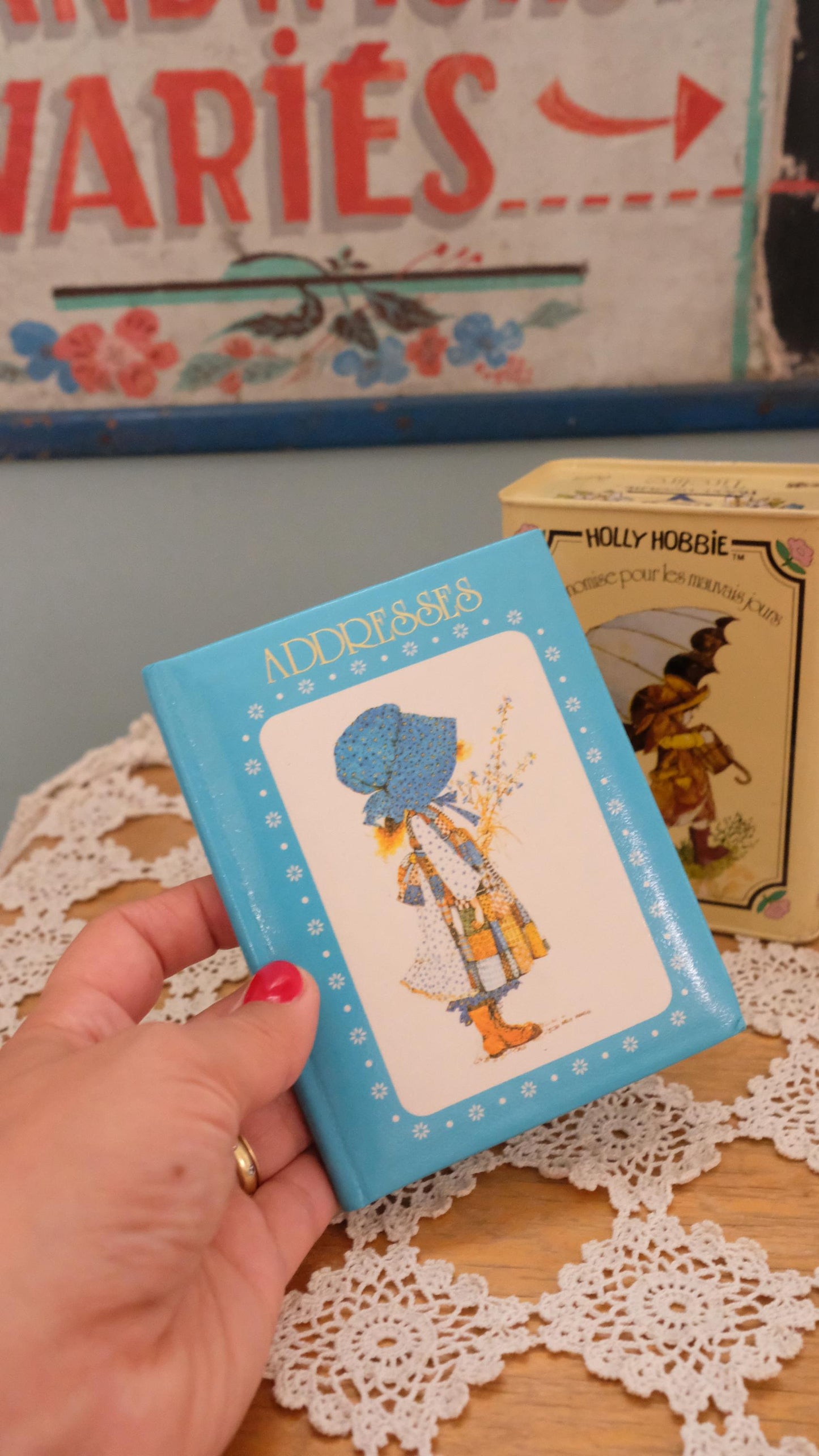 Lot de deux objets Holly Hobbie vintage