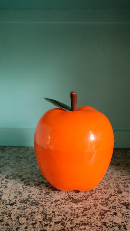 Pomme à glaçons vintage coloris orange