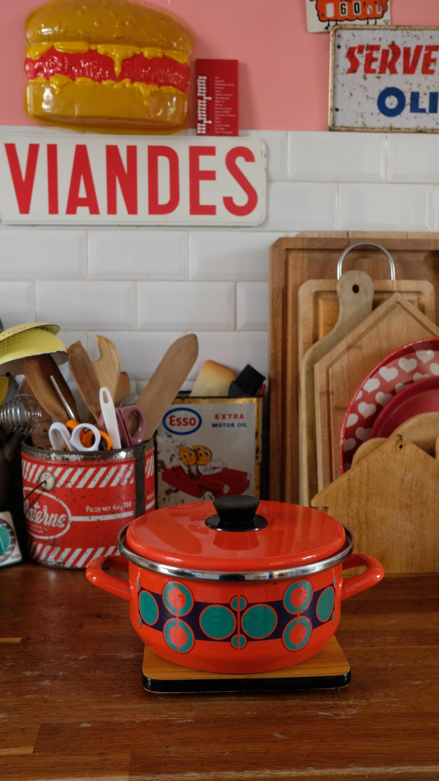 Cocotte Krups vintage émaillée