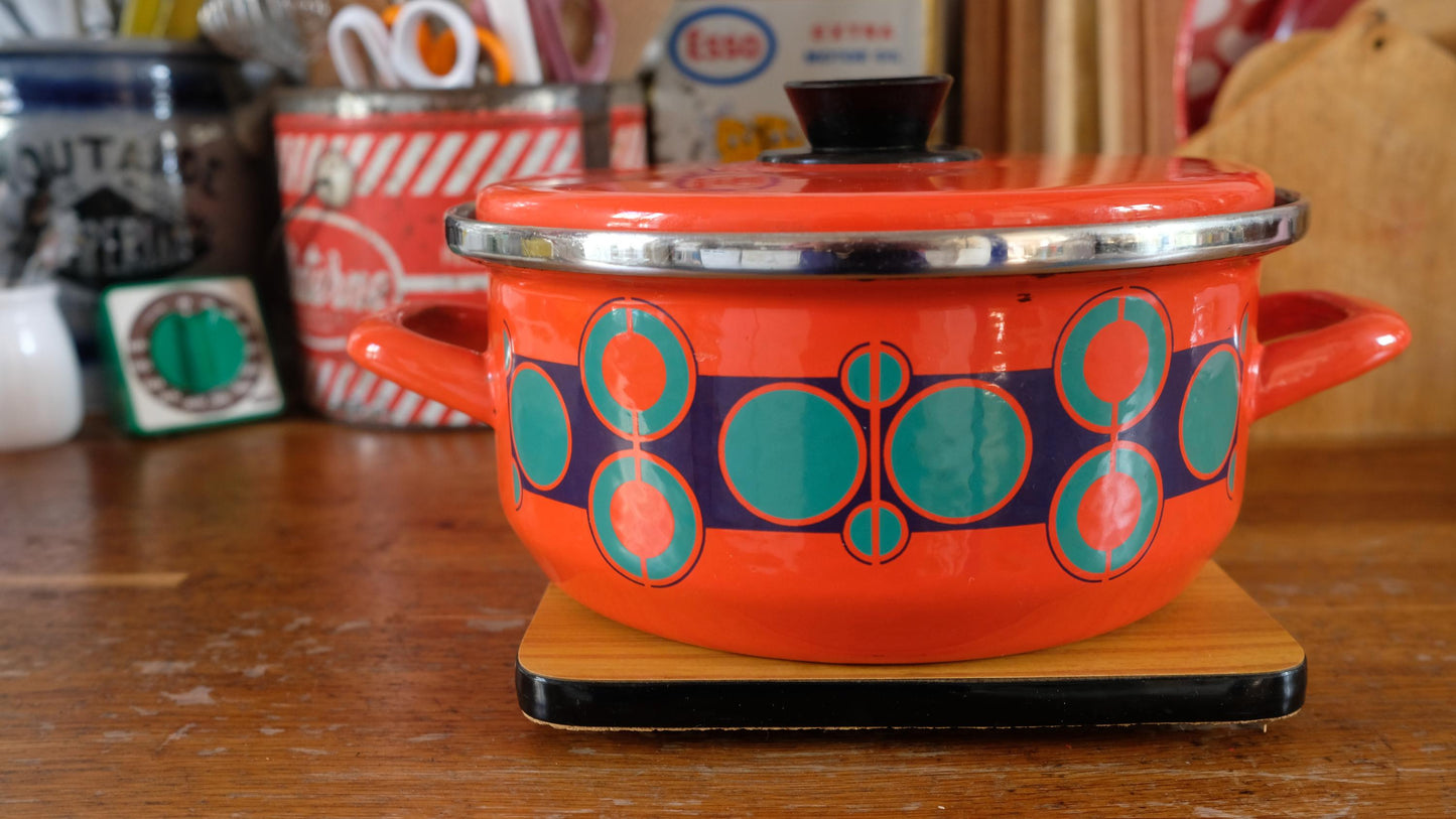 Cocotte Krups vintage émaillée