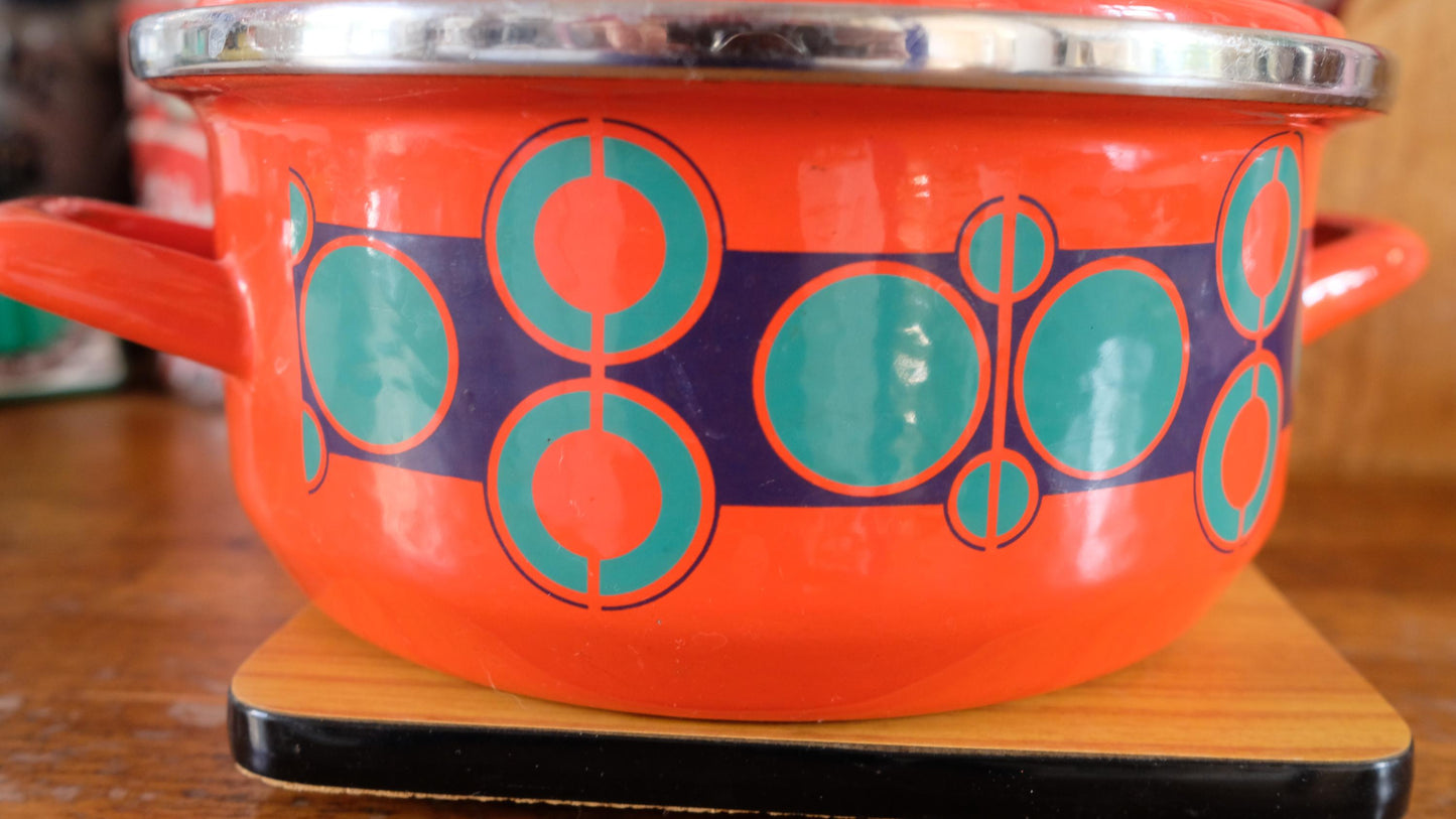 Cocotte Krups vintage émaillée