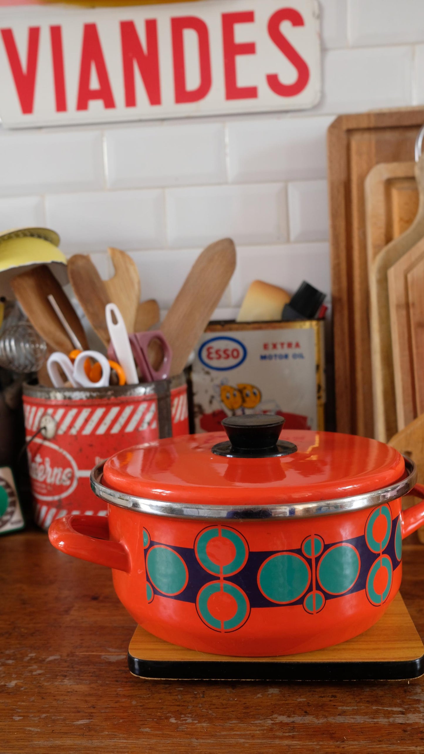 Cocotte Krups vintage émaillée