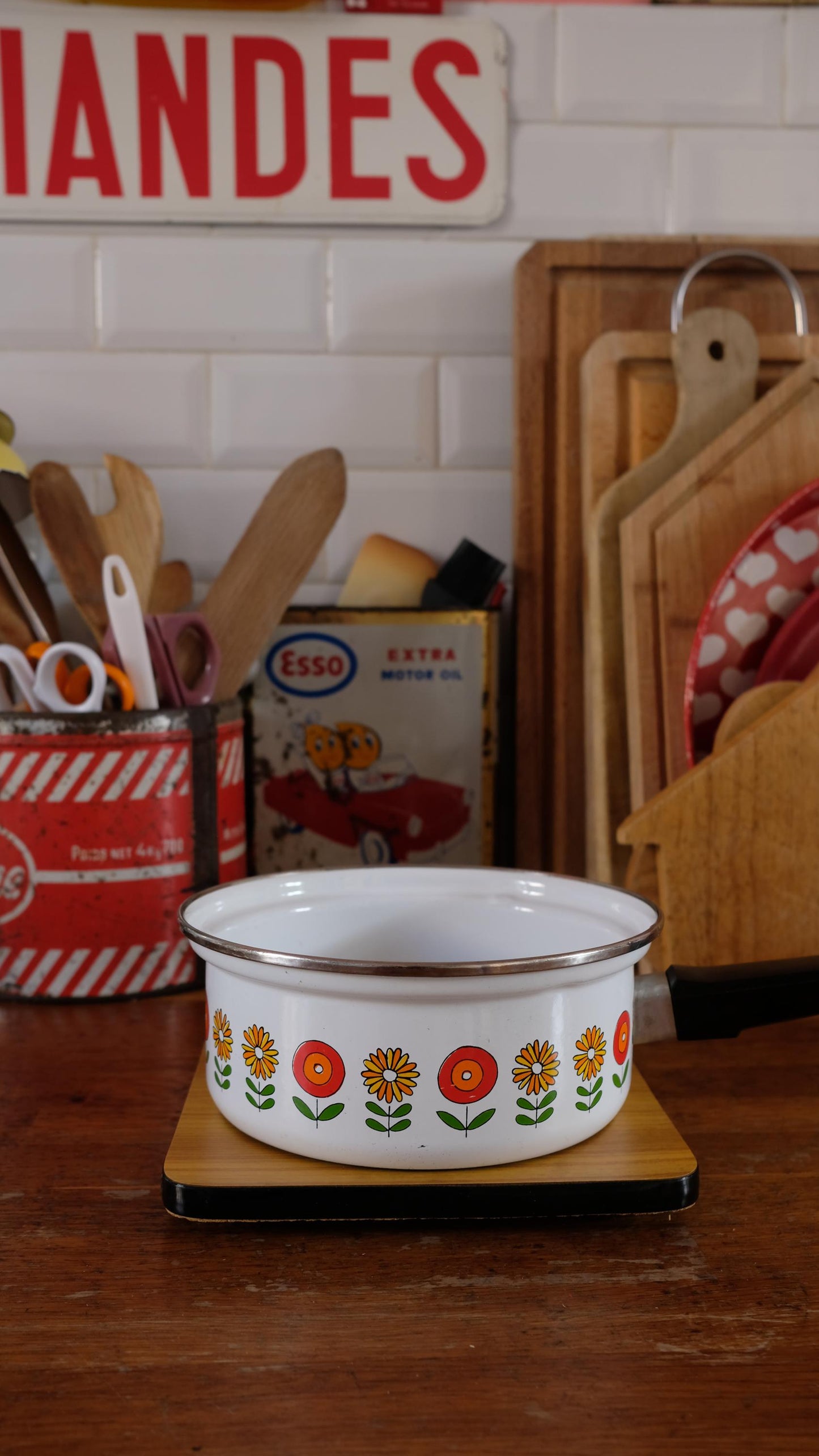 Casserole vintage années 70