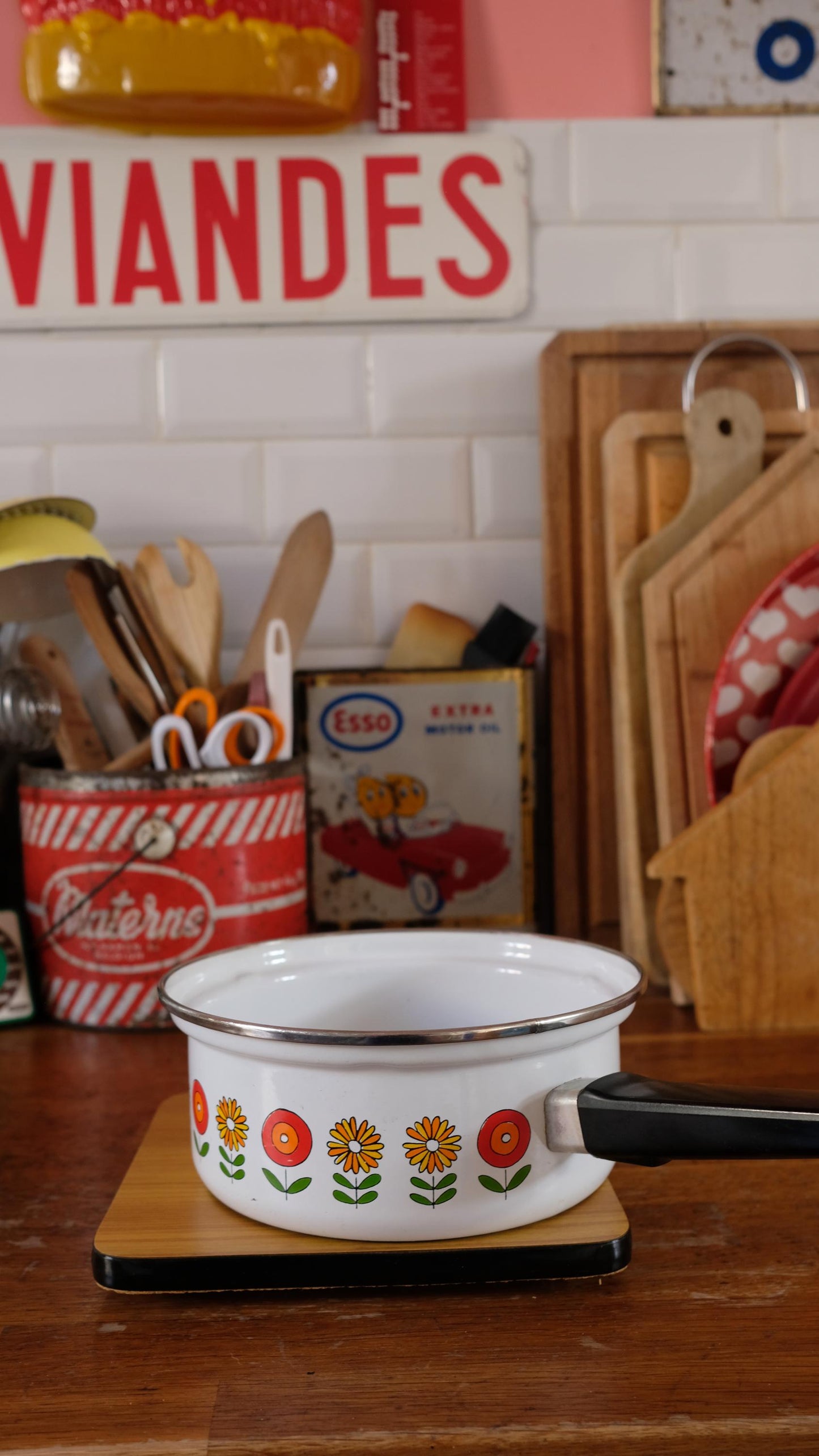 Casserole vintage années 70