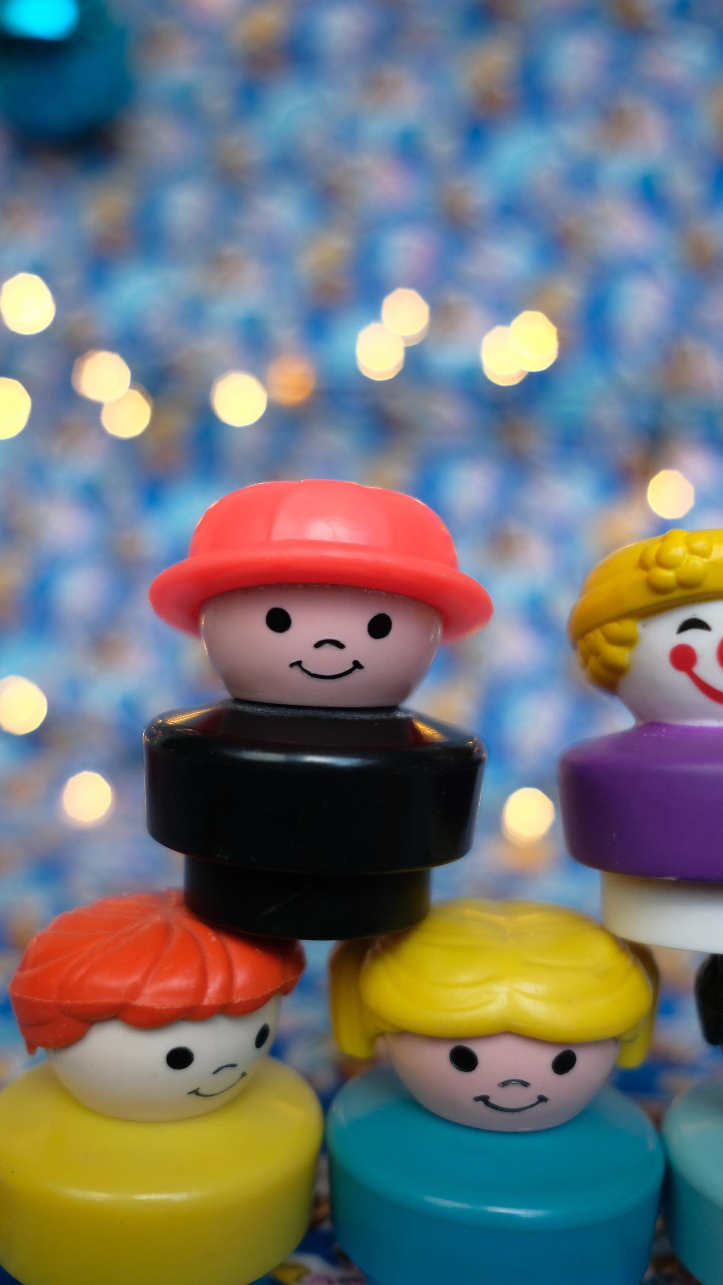 Lot de cinq chunky little people vintage