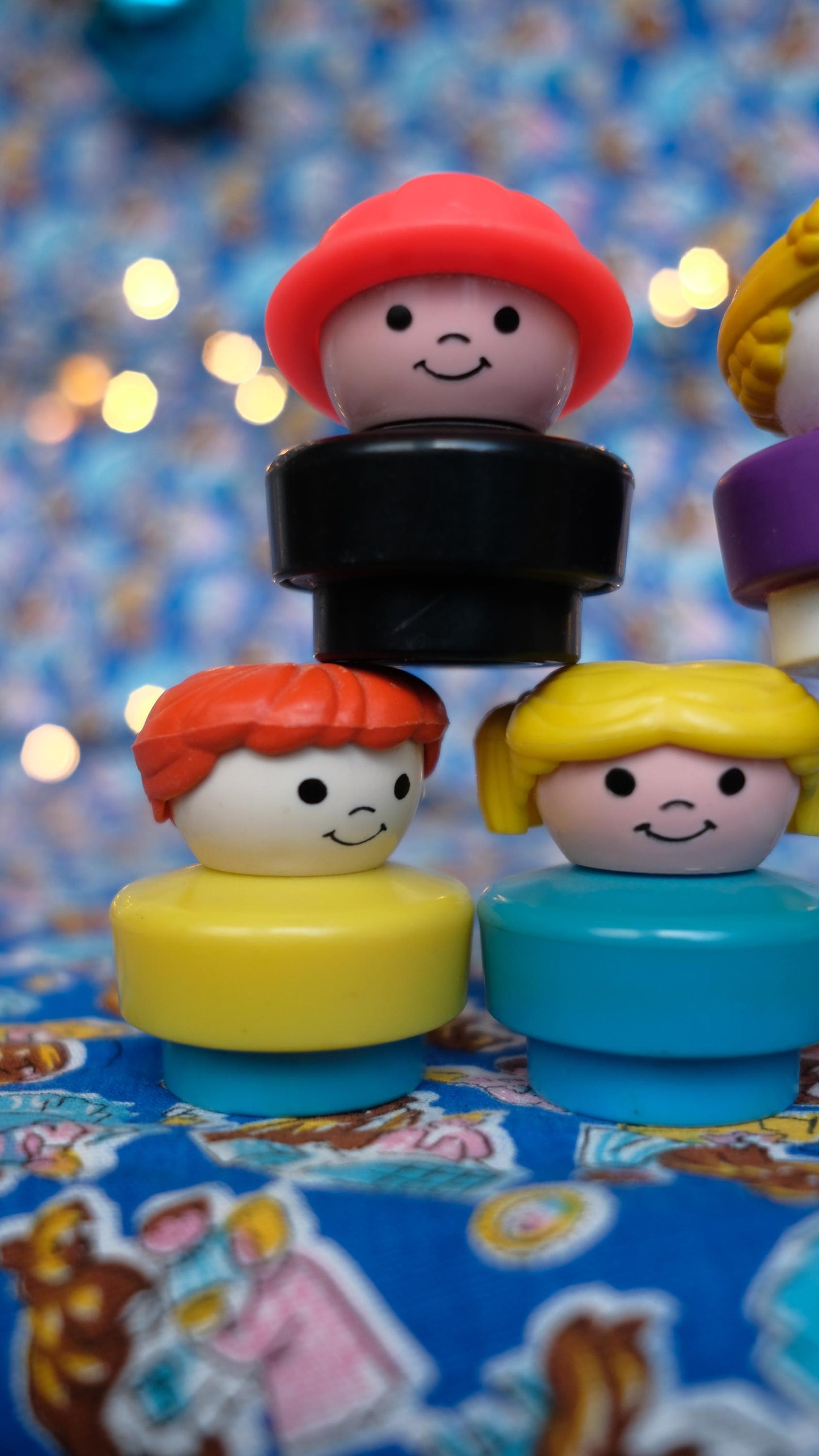 Lot de cinq chunky little people vintage