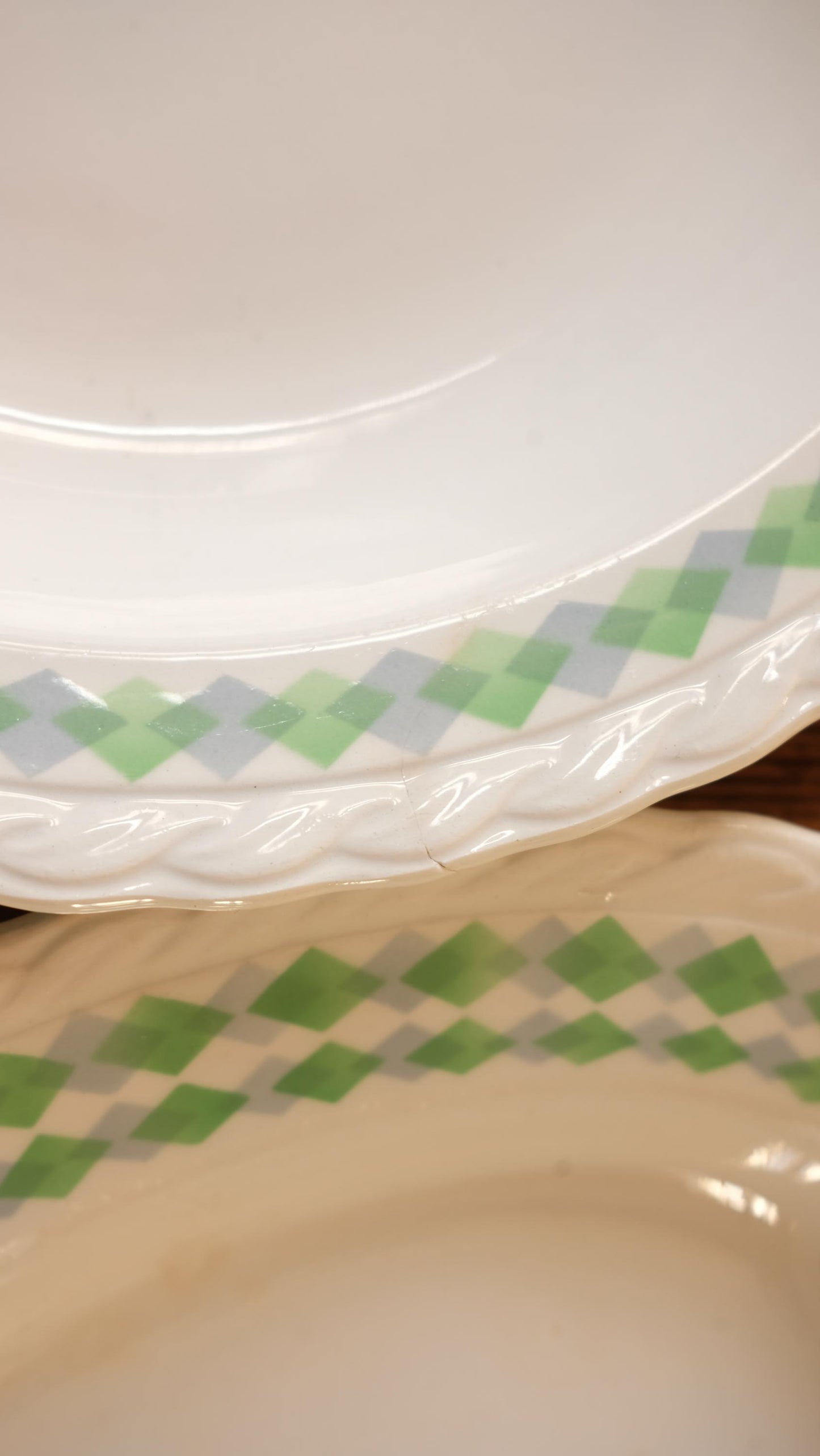 Plat creux vintage l'amandinoise