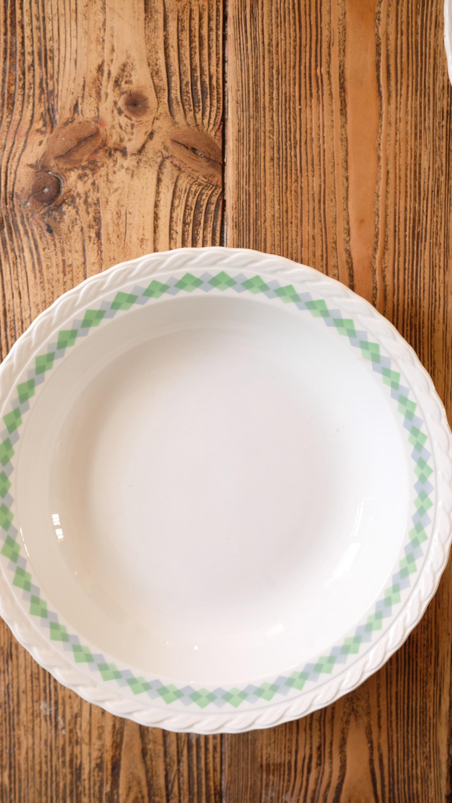 Plat creux vintage l'amandinoise