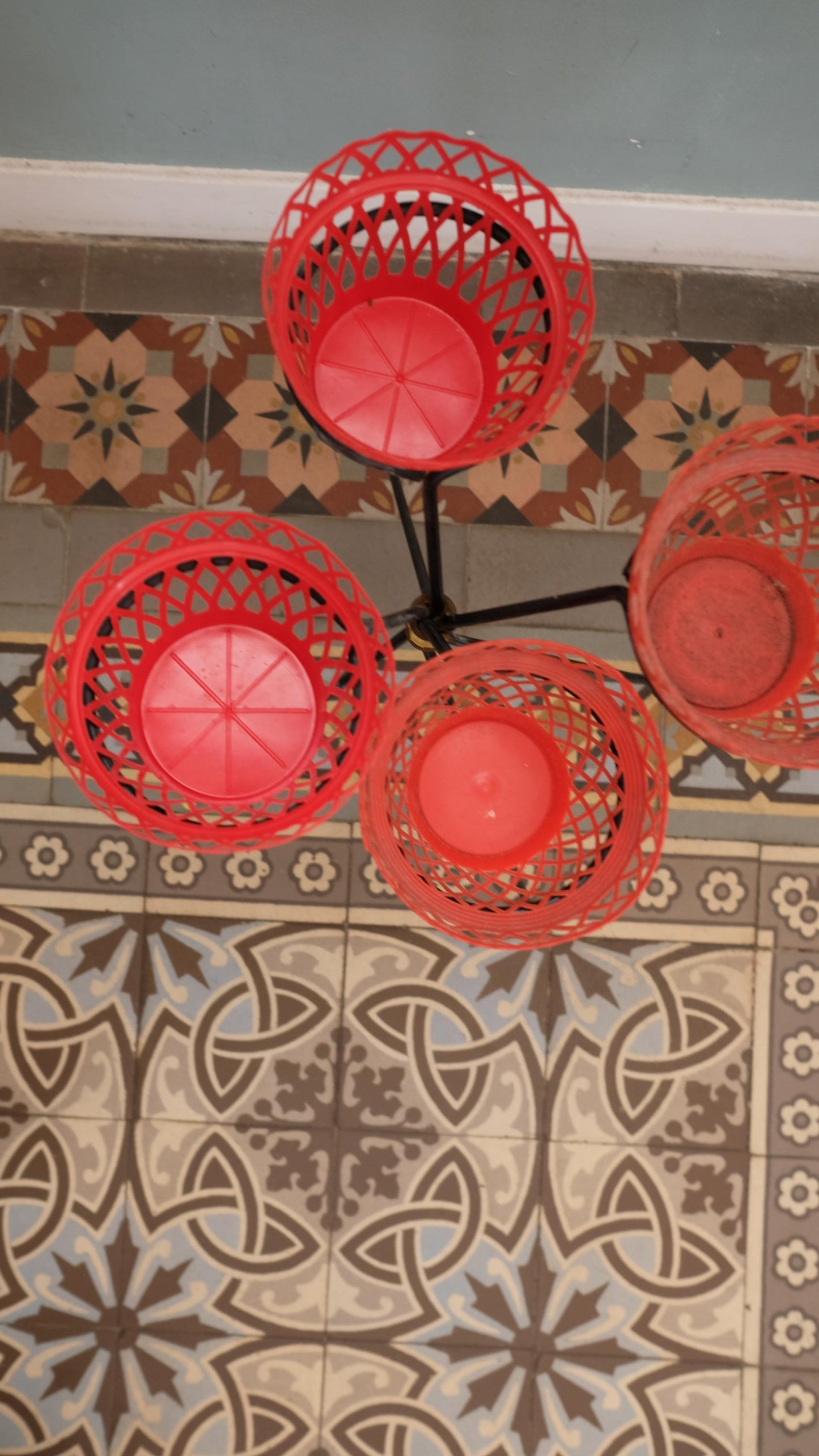 Porte plante vintage style mid-century