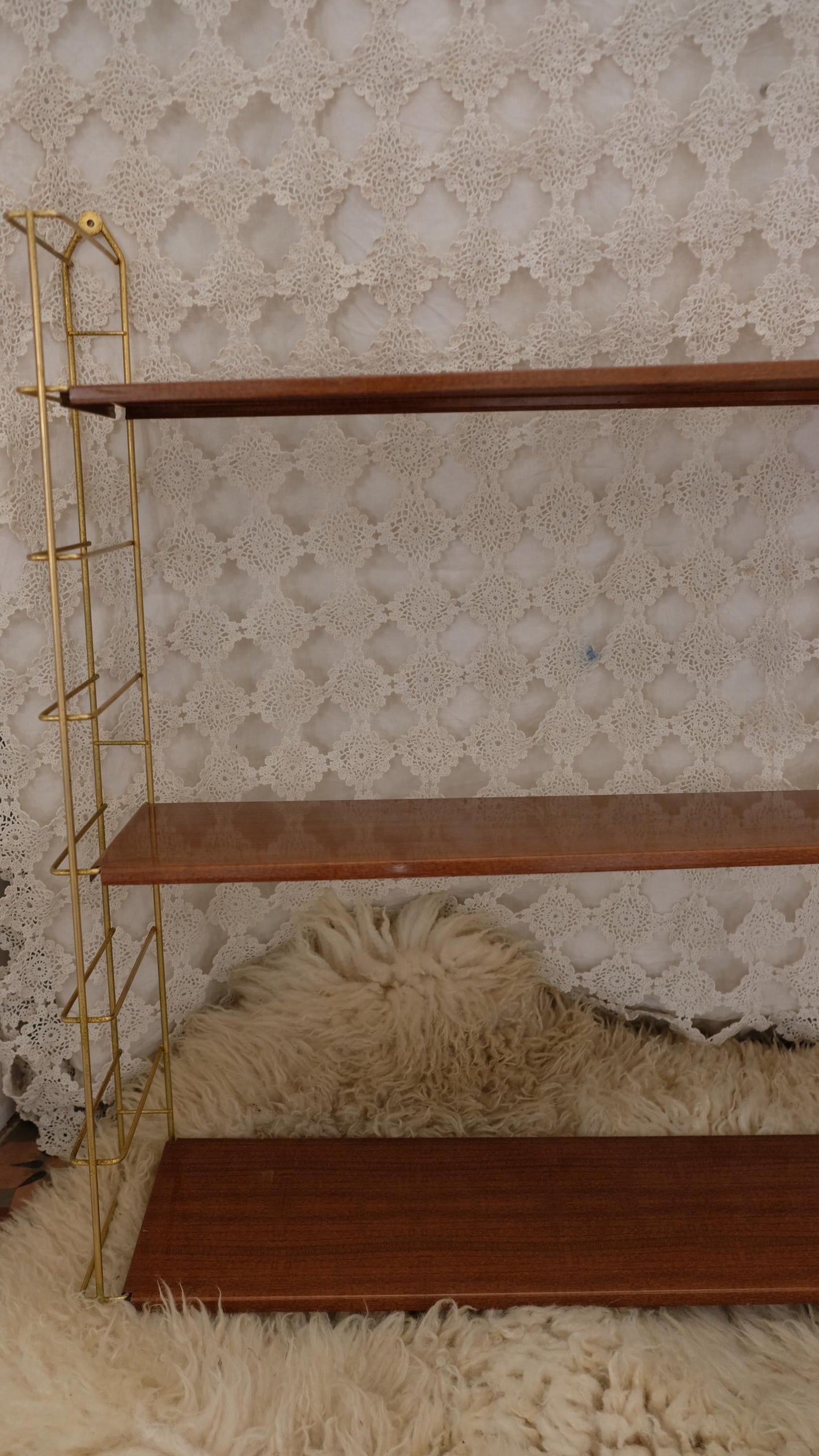 Etagère modulaire vintage en métal